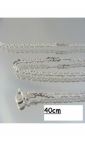 Cadena de plata 40cm