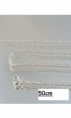 Cadena de plata 50cm